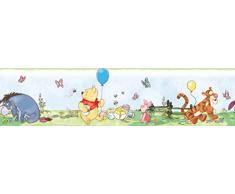 RoomMates RM - Disney Winnie Puuh Bordüre Wandtattoo, PVC, bunt, 23.5 x 13 x 2.5 cm
