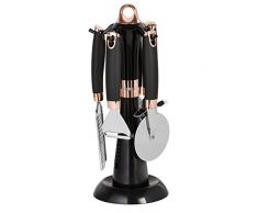 Tower T832021RB Küchenhelfer, edelstahl, Schwarz/Rotgold