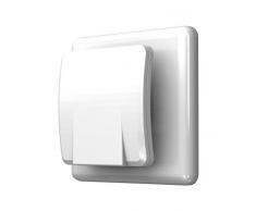 LEDVANCE LED Nachtlicht, Leuchte für Innenanwendungen, Warmweiß, Integrierter Tag-Nacht-Sensor, Lunetta Lunetta Slim