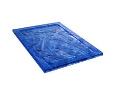 Kartell 01200VB Dune Tablett, Plastik, blau, 46 x 32 x 2.5 cm
