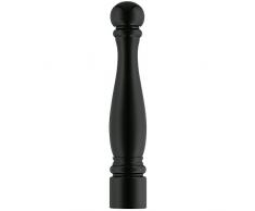 WMF Salz und Pfeffermühle Beef, unbefüllt, Holz lackiert, Keramikmahlwerk, H 50 cm, schwarz