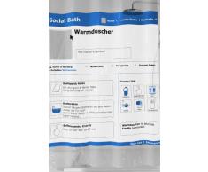 Kleine Wolke 5216700305 Duschvorhang Social, 180 x 200 cm, blau