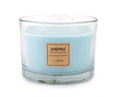 Pajoma Duftkerze Linen, 340 g, im Glas mit Holzdeckel, NEU Premium Edition, für circa 40 Stunden