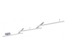 Trio Leuchten WiZ LED Deckenleuchte Melby 651210507, 23 Watt RGBW LED mit 16 Mio. Farben + 64.000 Weißtöne + 18 Licht-Szenen, Steuerung über App + Sprachsteuerung + Fernbedienung + Wandschalter