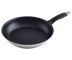 KUHN RIKON 31224 Bratpfanne Edelstahl beschichtet Silver Star 24cm Pfanne (auch für Induktion)
