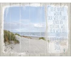 Pro-Art an537f5 Wandbild Modern Design II Der Weg, 77 x 57 cm