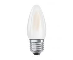 Osram LED Retrofit Classic B Lampe, Sockel: E27, Warm White, 2700 K, 4 W, Ersatz für 40-W-Glühbirne, 6er-Pack