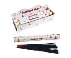 37518 Spirituelle Yoga Räucherstäbchen, 20 Stäbchen x 6 Packungen