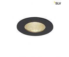 SLV LED Einbaustrahler PATTA I, dimmbar | LED Spot, Einbau-Leuchte, Deckenstrahler für Flur, Wohnzimmer, Küche, Badezimmer-geeignet | LED Deckenleuchte, 1flammig, LED Inside, EEK A-A++, IP65-geschützt
