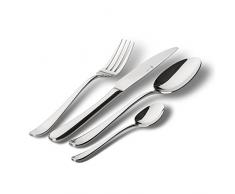 Paul Wirths BLUES 1400 Besteck-Set für 6 Personen, rostfrei, poliert & spülmaschinenfest, Essbesteck mit Aufbewahrungs-Box, 18/10 Edelstahl, Silber, 24-teilig, Einheiten