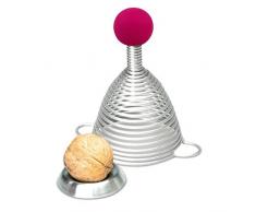 Take2 Edelstahl Nussknacker NAOMI mit Rosa Gummikugel