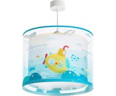 Dalber Submarine Hängelampe, Plastik, E27, Multicolor, 33 x 33 x 25 cm