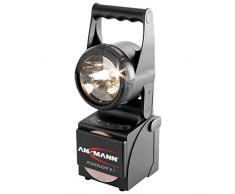 ANSMANN Powerlight 5.1 Arbeitsscheinwerfer 5W - Robuste LED Arbeitsleuchte als Werkstattleuchte oder Notbeleuchtung bei Stromausfall - Handleuchte IP65 stoßfestes & wassergeschütztes Gehäuse