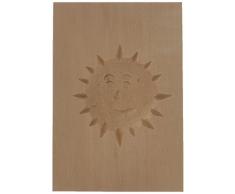 Städter 841147 Springerles- Model Sonne Backform, Holz, braun, 8 x 5,5 x 3 cm,