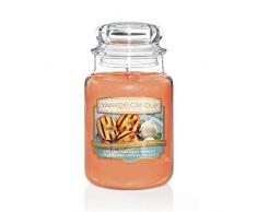 Yankee Candle Duftkerze im großen Jar, Grilled Peaches & Vanilla, Sunday Brunch Collection