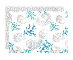 APELT Platzset, Polyester, Blau, 35 x 48 x 0.2 cm