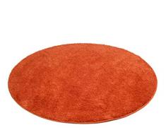 Gözze Mikrofaser Badteppich, rund 110 cm Durchmesser, RIO, Terra, 1025-32-110000