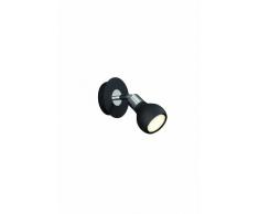 Massive 558703010 Wandstrahler, GU10, Metall, schwarz