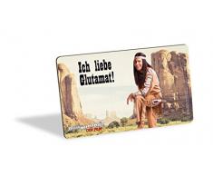 HUCH! 880055 Frühstücksbrett Winnetou Frühstücksbrett, Resopal, Mehrfarbig, 23.5 x 14.5 x 0.2 cm