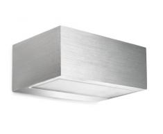 La Creu Leds C4 Nemesis Wandleuchte gebürstetes Aluminium