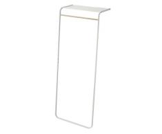 YAMAZAKII Tower Garderobe, Stahl, Weiß, One Size