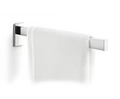 ZACK glänzend Handtuchhalter, Silber metallic, 4 x 8 x 42 cm