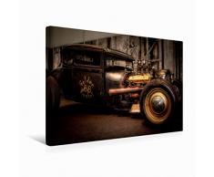 Premium Textil-Leinwand 45 cm x 30 cm Quer Ein Motiv aus Dem Kalender AuÃergewÃ¶hnliche Autos - Hot Rods | Wandbild, Bild auf Keilrahmen, Fertigbild auf Echter Leinwand, Leinwanddruck