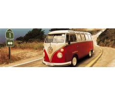 empireposter - Volkswagen - VW Bus Route 1 - Größe (cm), ca. 158x53 - Türposter, NEU -