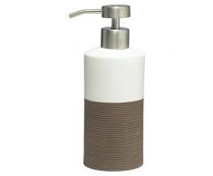 Sealskin Seifenspender Doppio, Porzellan, Farbe: Braun, handbemalt