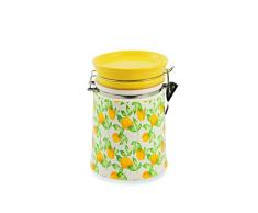Galileo Casa Sorrento Vorratsdose luftdicht, Keramik, Gelb/Grün