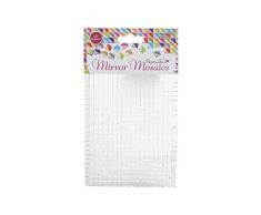 Docrafts PMA 3721401 5 mm selbstklebend spiegel Mosaike, silber (600 Stück)