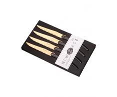 Jean Dubost JD36-1301G New Age Gold Steakmesser, Einheitsgröße, 4 Stück