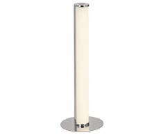 Brilliant Tube LED Tischleuchte 41,5cm mit Touchdimmer chrom/weiß 602 Lumen, LED integriert