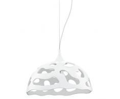 EGLO Höhenverstellbare Pendelleuchte, Metall, E27, Weiß