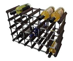 DS Wineware Weinregal, Holz, Mahagoni, 6x4