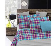 Fantasy Italian Bed Linen Bettwäsche, Scozzese, Einzelne, Mikrofaser, Scottisch