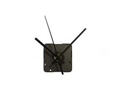 TFA Dostmann Uhrwerk, zum Basteln, Wanduhr selbst gestalten,mit zwei Uhrzeigersets, schwarz, 60.3024.01