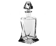 Crystaljulia Karaffe, Glas, 850ml, 14.5 x 14.5 x 28 cm