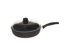 Baumalu 383703 Sauteuse + Couvercle en Verre Aluminium Revêtu Diamètre: 28 cm