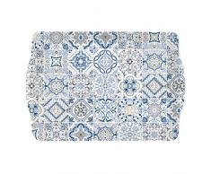 Easy Life 531CADB Tablett, 33 x 22 cm, Melamin, Casa Decor, mehrfarbig