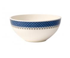 Villeroy & Boch Casale Salatschüssel, Porzellan, Blau/Weiß, 24 cm