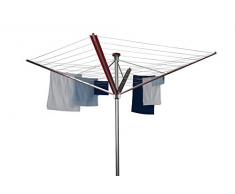 stewi Wäschespinne, Aluminium, Rot, 217 x 11 x 11 cm