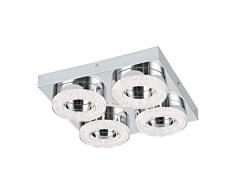 EGLO FRADELO Wand- / Deckenleuchte, Stahl, 16 W, chrom