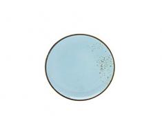 Creatable, 6-er Dessertteller 21 cm, Nature Collection, LIGHTBLUE 22067, Steinzeug
