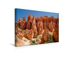 Premium Textil-Leinwand 45 cm x 30 cm quer, UTAH Bryce Canyon Hoodoos | Wandbild, Bild auf Keilrahmen, Fertigbild auf echter Leinwand, Leinwanddruck: Faszinierende Felsformationen (CALVENDO Natur);CALVENDO Natur
