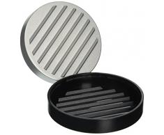 Westmark Hamburgermaker, Hamburger-Presse, Innendurchmesser 11 cm, Aluminium/Kunststoff, Uno, Schwarz/Silber, 62312260