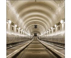 Pro-Art g1559k Wandbild Giclée Alter Elbtunnel 70 x 70 cm