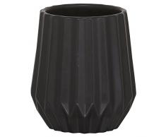 Sealskin Becher Arte, Zahnputzbecher aus natürlichem Porzellan, Farbe: Schwarz