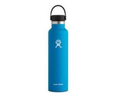 Hydro Flask Trinkflasche 709 ml (24 oz), Edelstahl und vakuumisoliert, Standard-Öffnung mit auslaufsicherer Flex Cap, Pacific
