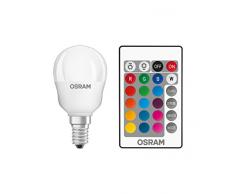 Osram LED Star+ Classic P RGBW Lampe, in Tropfenform mit E14 Sockel, dimmbarkeit und Farbsteuerung per Fernbedienung, Ersetzt 25 Watt, Warmweiß - 2700 Kelvin, 1er-Pack